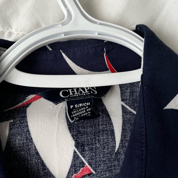 Chaps petite sail boat pattern dress - Picture 3 of 3